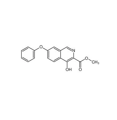 4-Hydroxy-7-phenoxy-3-isoquinolinecarboxylic Acid Methyl Ester CAS 1455091-10-7