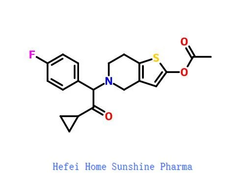 5- (2-cyclopropyl-1- (4-fluorfenyl) -2-oxo-ethyl) -4,5,6,7-tetrahydrothieno [3,2-c] pyridine-2-yl Acetaat CAS 1391194-50-5