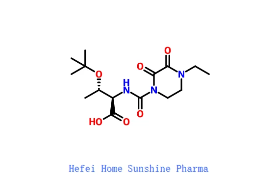 D-α-(4-ethyl-2,3-dioxo-1-piperazinecarboxamido)-β-(S)-tert-butoxyboterzuur CAS 79276-23-6