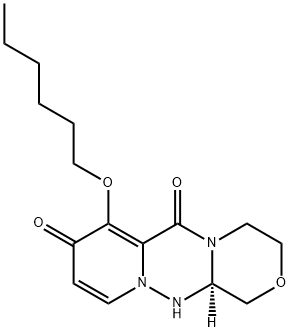 (12aR)-7-(hexyloxy)-3,4,12,12a-tetrahydro-1H-[1,4]Oxazino[3,4-c]pyrido[2,1-f][1,2,4] triazine-6,8-dion CAS 2136287-67-5